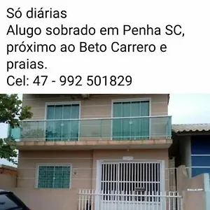 Sobrado Em Penha - Sc Casa de Férias